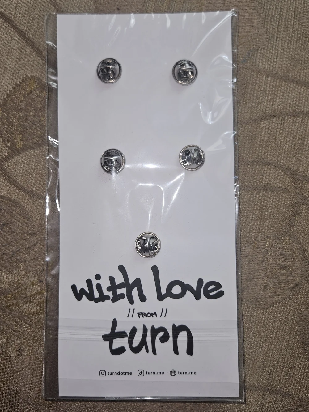 Black & White Pin Set - Brand